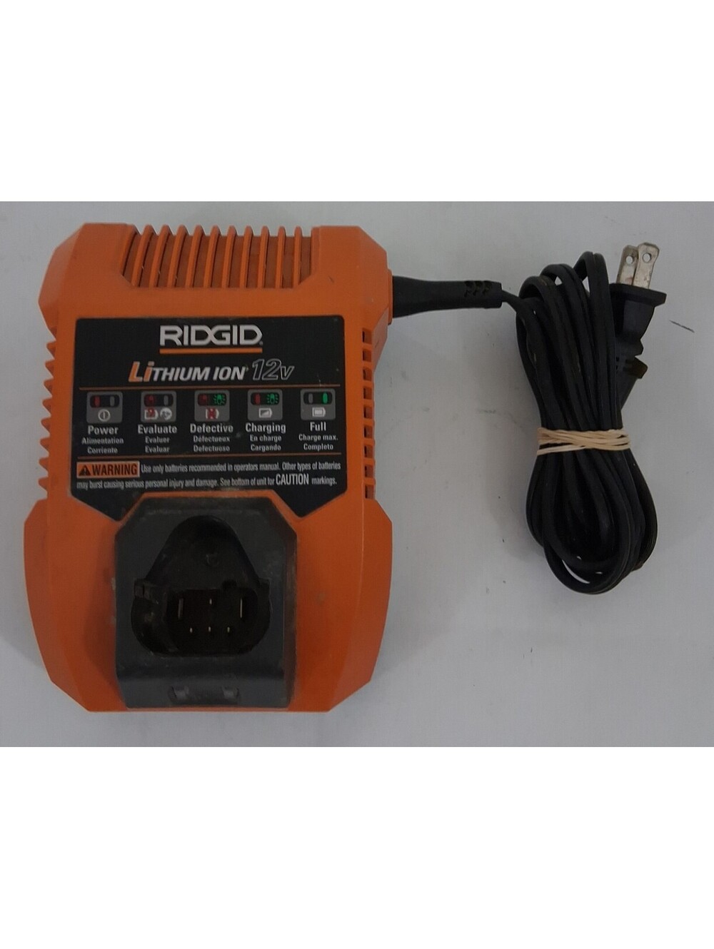 Ridgid Battery Charger Lithium Ion 12V R86049 12 Volt Charger Only